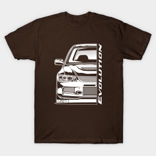 Lancer Evolution 9 (White Print) T-Shirt